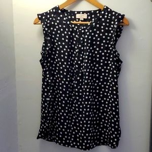 Loft outlet women's polka dot blouse (Medium)